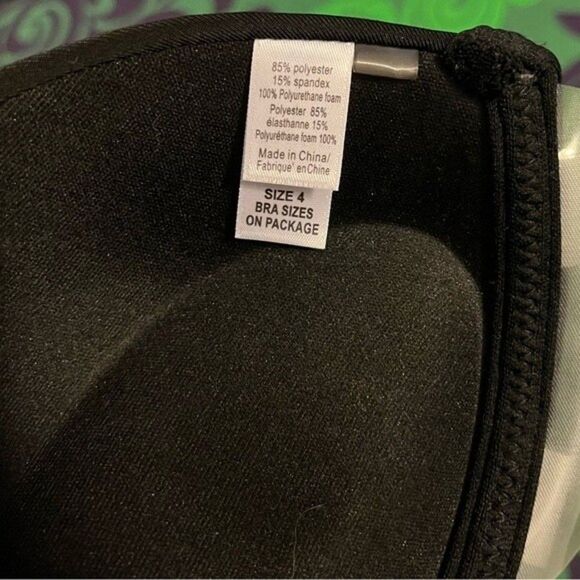 Maidenform Strapless/Backless Push-Up Combo Adhesive Wing Bra Size 4 - Picture 4 of 6